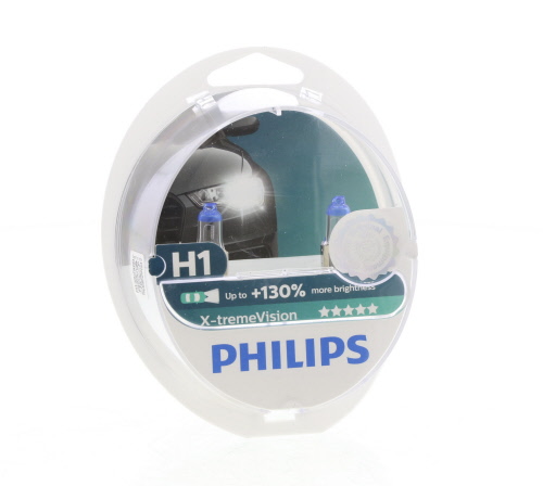 Ampoule PHILIPS 2 ✕ H1 X-tremeVision + - 37166628 au meilleur