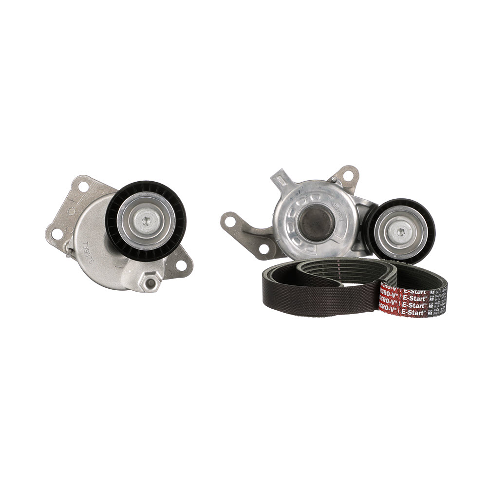 Kit de courroie d'accessoire (Courroie d’alternateur) GATES ref. K016PK1073EST