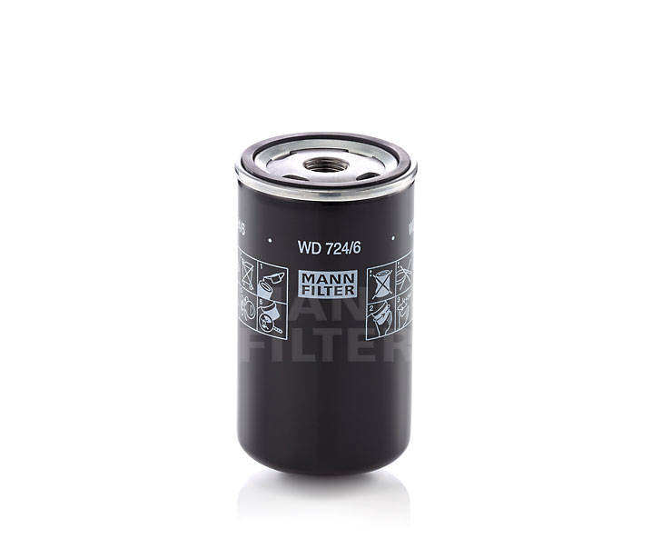 MANN-FILTER WD 724/6 Filtro Olio Idraulico - Qualità Originale Per Applicazioni Off-Road