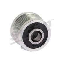 Poulie Roue Libre Alternateur HELLA 9Xu 358 038-341 - Filetage M16X1,5 6 Gorges Avec Cache