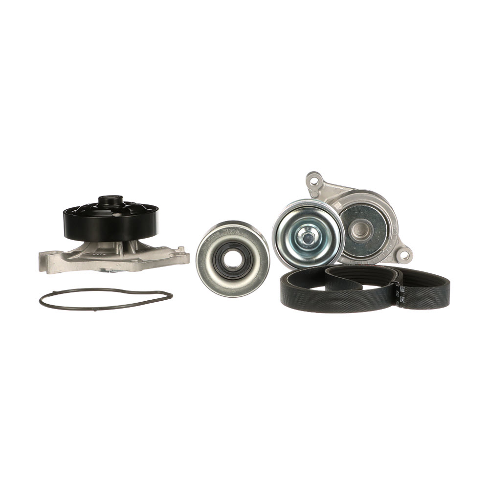 Bomba de agua + kit de correa poli V (Bomba de agua +  kit correas de accesorios) GATES ref. KP36PK2013
