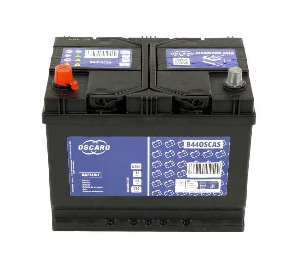 Batterie (de voiture) OSCARO 68.0 - ref. B44OSCAS