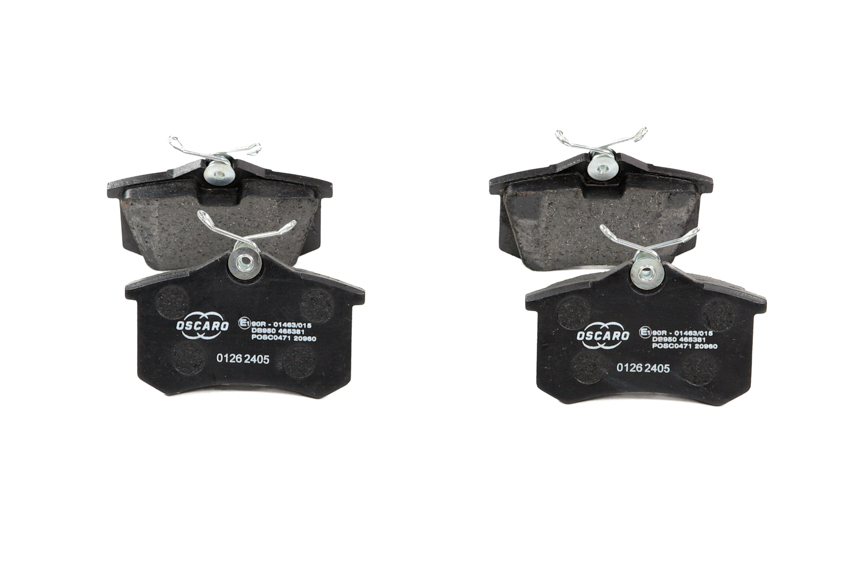 Jeu de 4 plaquettes de frein OSCARO ref. POSC0471