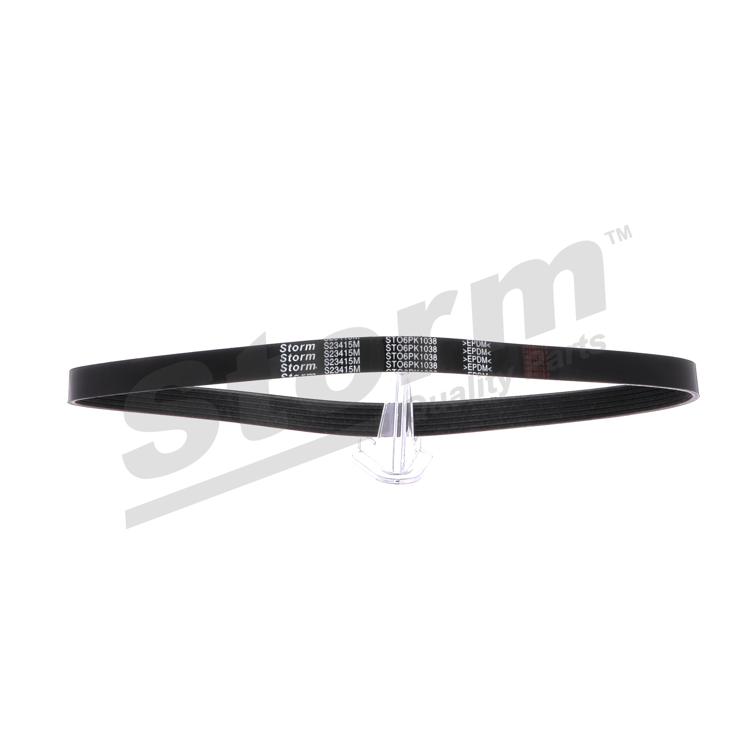 Courroie trapézoïdale à nervures Storm ref. STO6PK1038