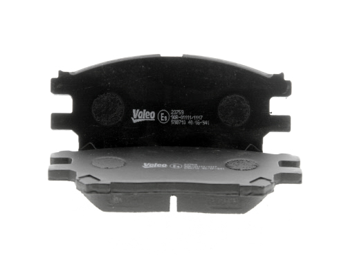 Jeu de 4 plaquettes de frein VALEO 598710