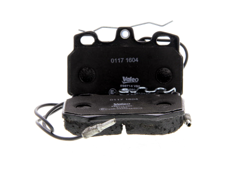 Jeu de 4 plaquettes de frein VALEO 598714