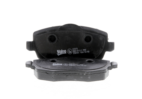 Jeu de 4 plaquettes de frein VALEO 598761