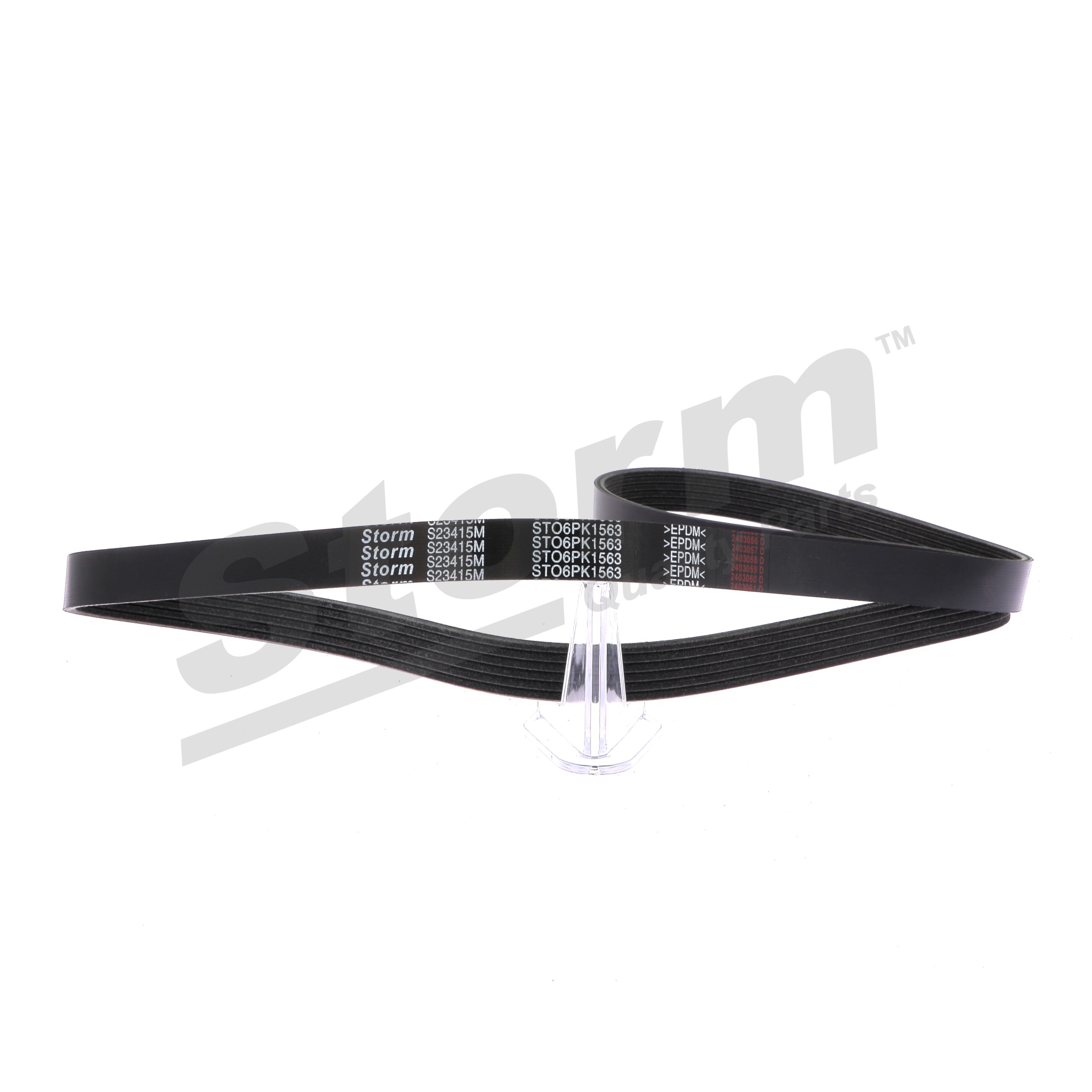 Courroie trapézoïdale à nervures Storm ref. STO6PK1563