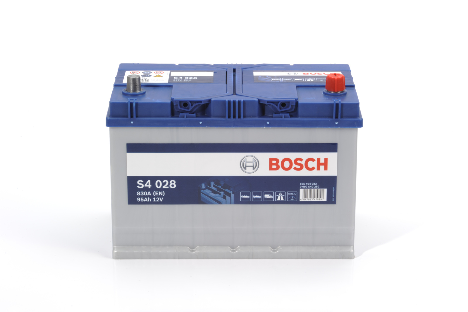 Batería (de coche) BOSCH 95.0 Ah - S4 028 - ref. 0 092 S40 280