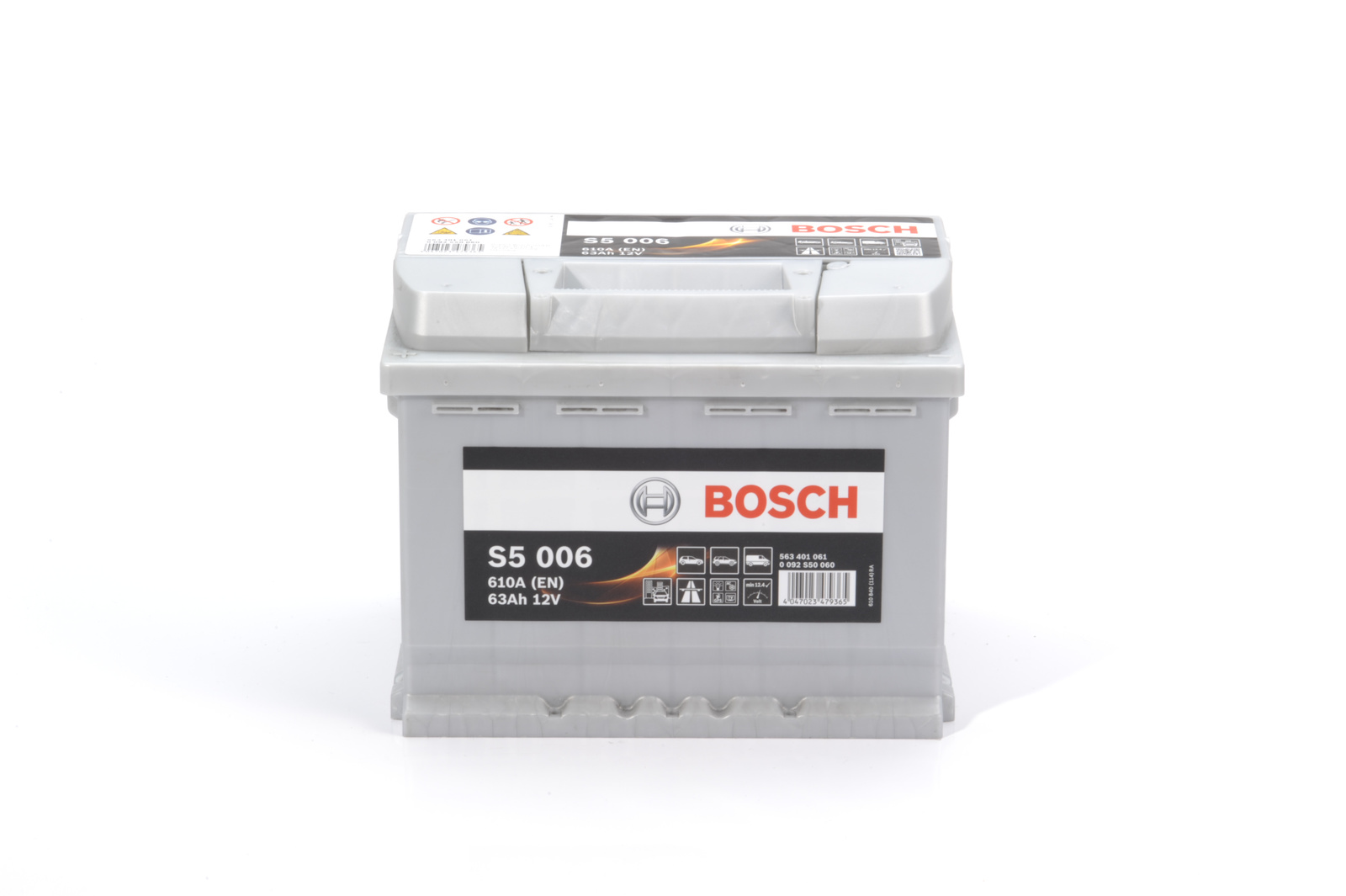 Batterie (de voiture) BOSCH 63.0 Ah - S5 006 - ref. 0 092 S50 060