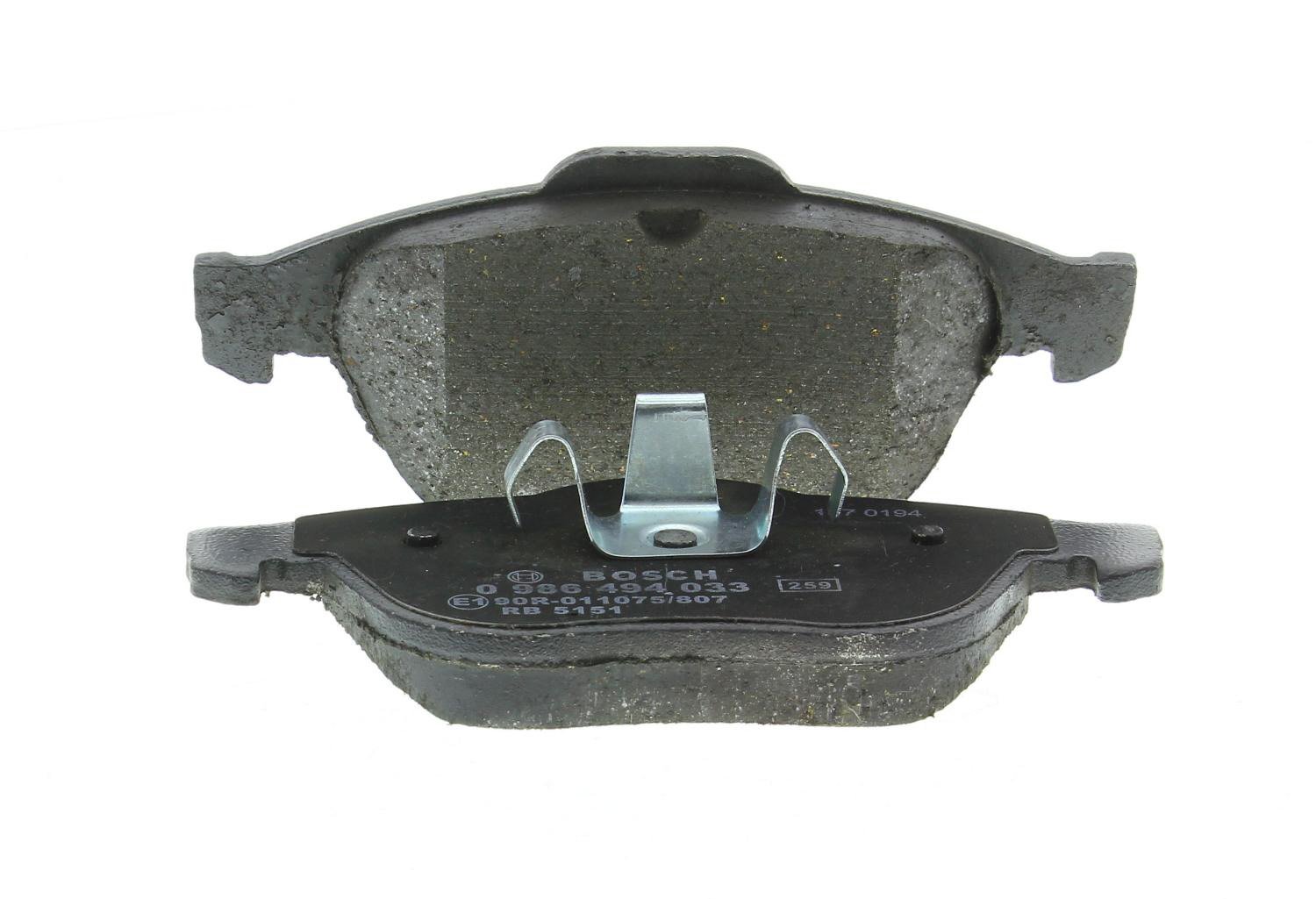 Jeu de 4 plaquettes de frein BOSCH 0 986 494 033