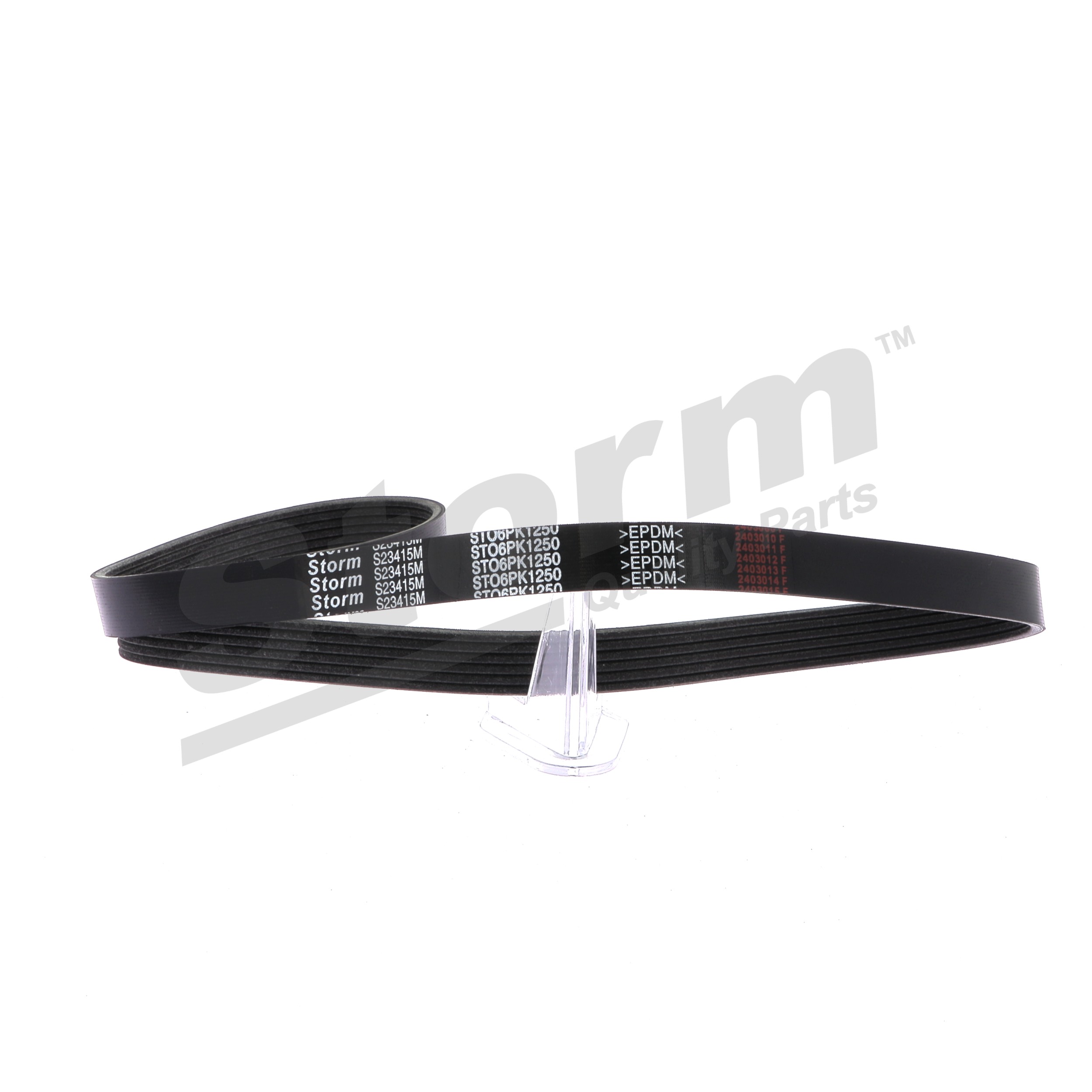 Courroie trapézoïdale à nervures Storm ref. STO6PK1250
