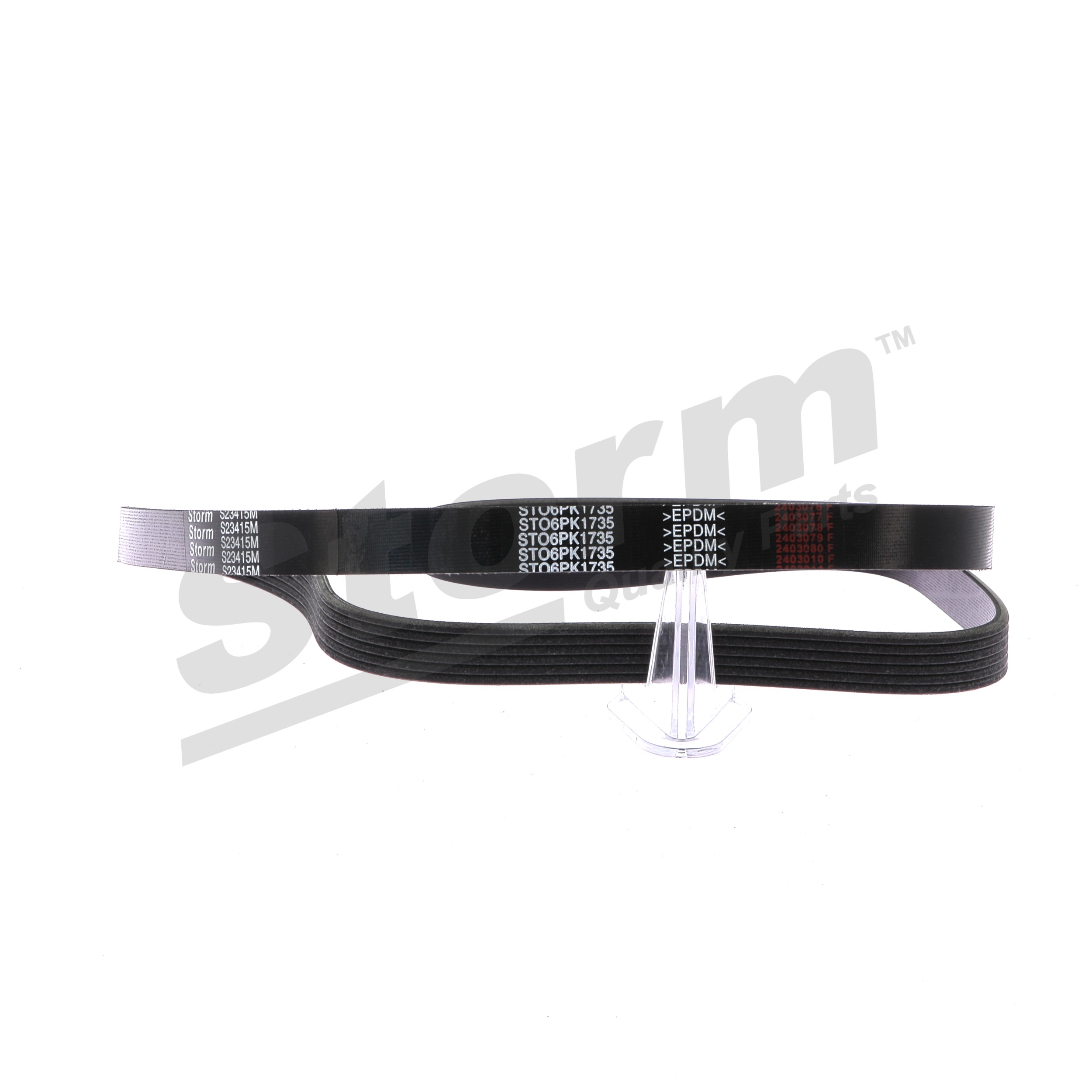 Courroie trapézoïdale à nervures Storm ref. STO6PK1735