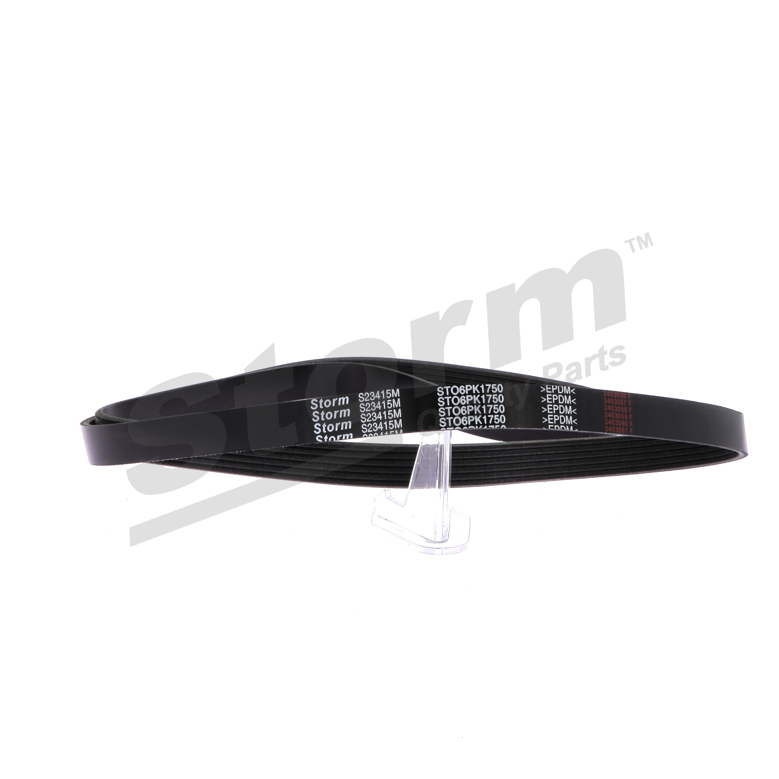 Courroie trapézoïdale à nervures Storm ref. STO6PK1750