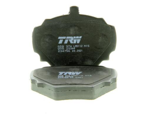 Jeu de 4 plaquettes de frein TRW GDB974