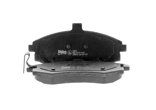 Jeu de 4 plaquettes de frein VALEO 598781