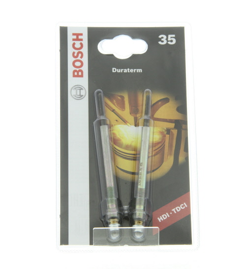 Jeu de 2 bougies de préchauffage BOSCH ref. 0 250 204 902