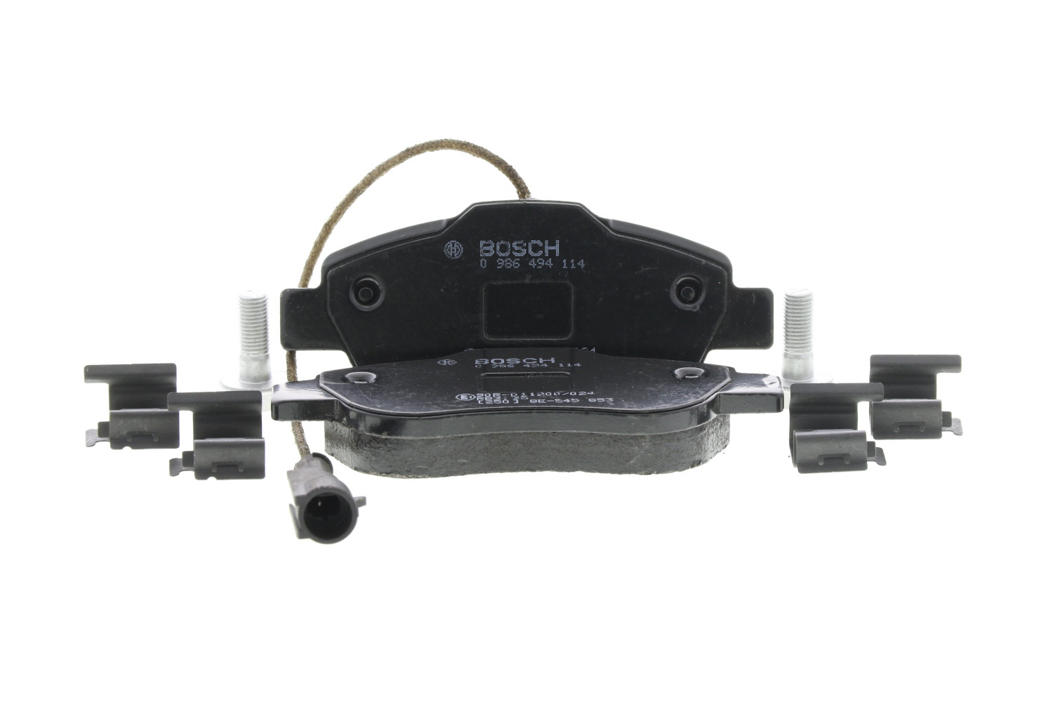 Jeu de 4 plaquettes de frein BOSCH 0 986 494 114
