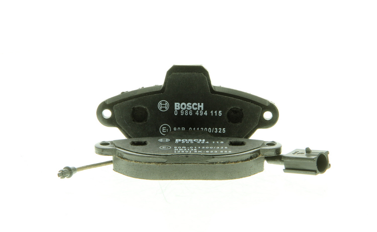 Jeu de 4 plaquettes de frein BOSCH 0 986 494 115