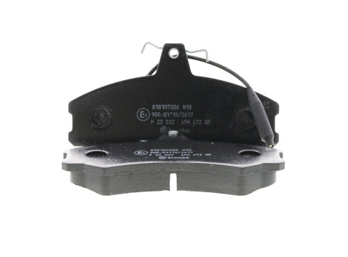 Jogo de 4 pastilhas de travão BREMBO ref. P 23 022
