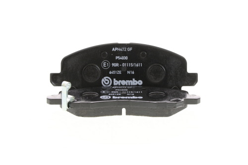 Jeu de 4 plaquettes de frein BREMBO P 54 030