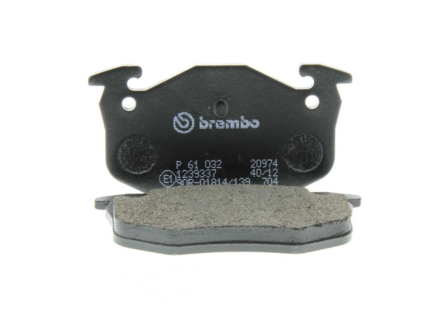 Jeu de 4 plaquettes de frein BREMBO P 61 032