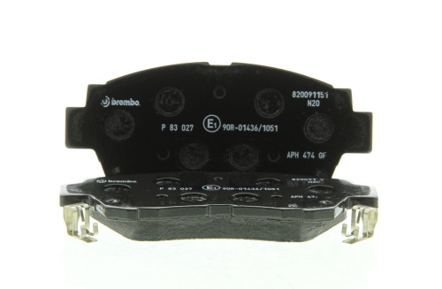 Jogo de 4 pastilhas de travão BREMBO ref. P 83 027
