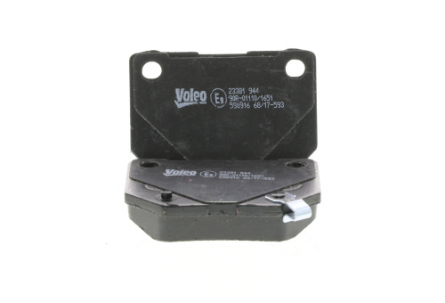 Jeu de 4 plaquettes de frein VALEO 598916