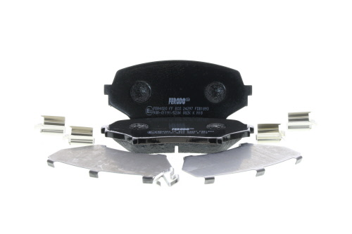Jeu de 4 plaquettes de frein FERODO FDB1893