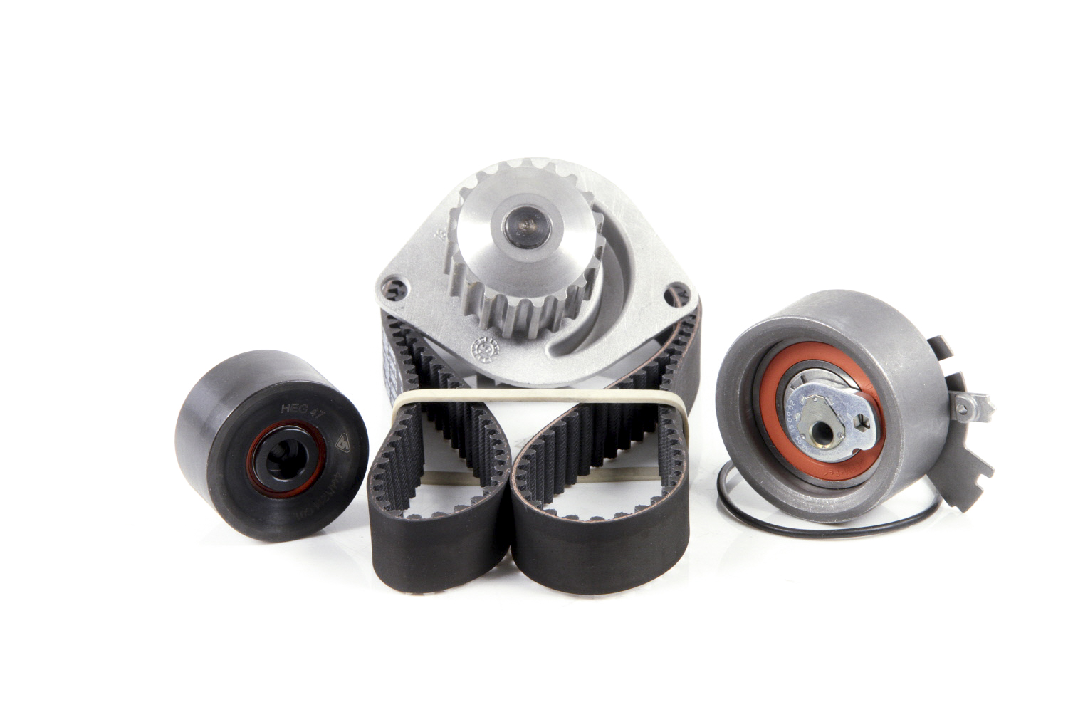 Pompe à eau + kit de courroie de distribution HUTCHINSON S.A. KH 164WP37