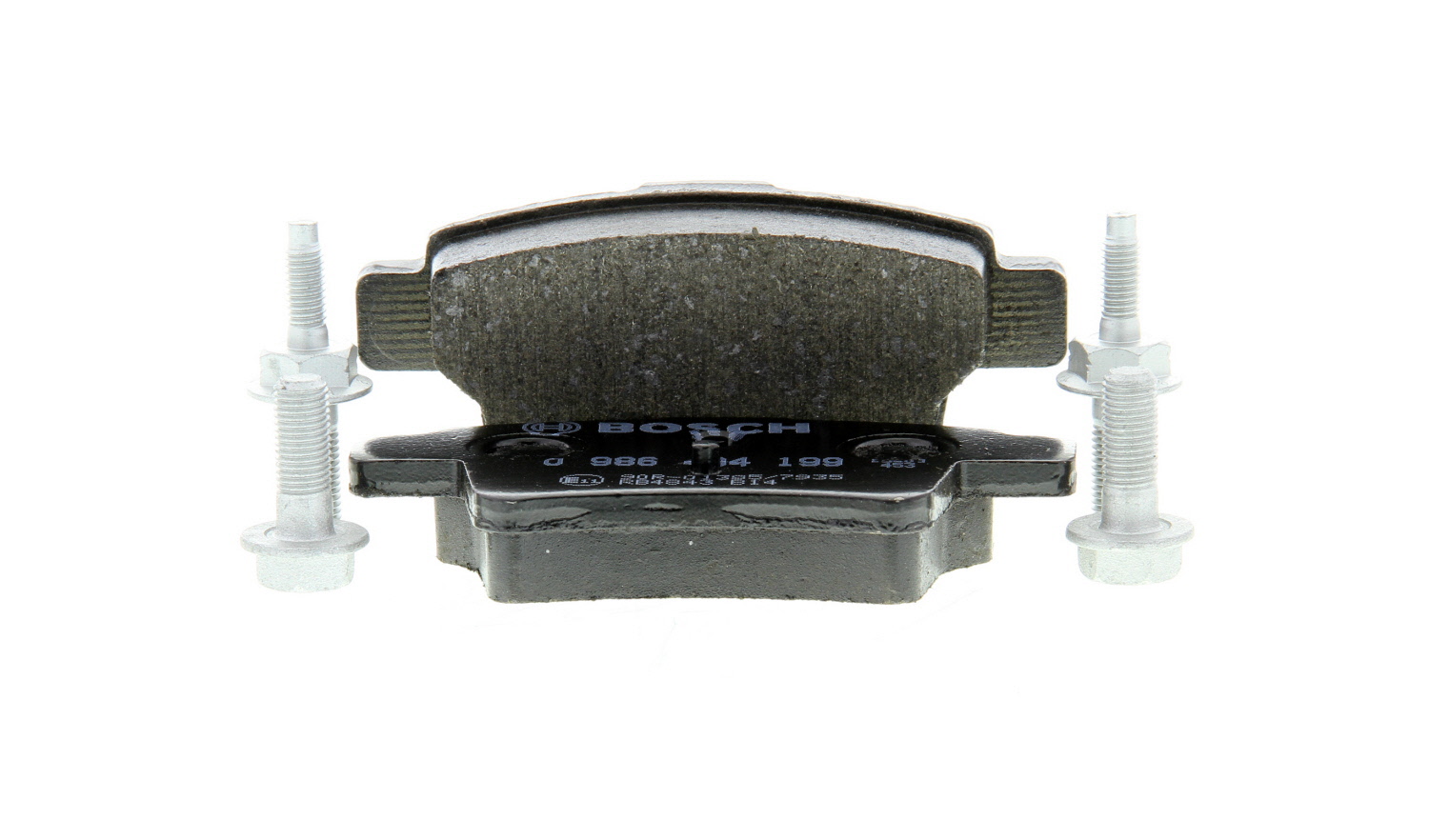 Jeu de 4 plaquettes de frein BOSCH 0 986 494 199