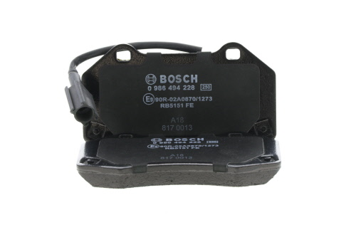 Jeu de 4 plaquettes de frein BOSCH 0 986 494 228