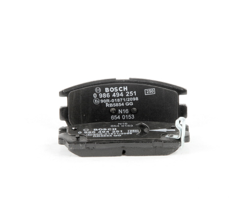 Jeu de 4 plaquettes de frein BOSCH 0 986 494 251