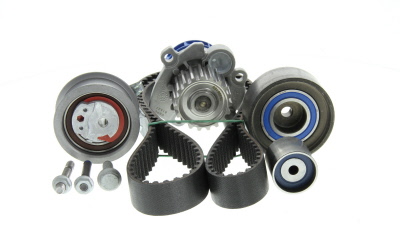 Pompe à eau + kit de courroie de distribution (Kit courroie de distribution) SKF ref. VKMC 01255-1