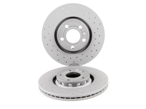 Jeu de 2 disques de frein OTTO ZIMMERMANN GMBH 100.1242.52