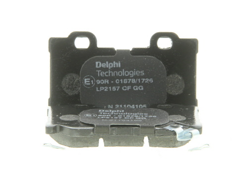 Juego de 4 pastillas de freno (Almohadilla de freno) DELPHI ref. LP2157