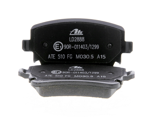 Jeu de 4 plaquettes de frein ATE 13.0470-2888.2