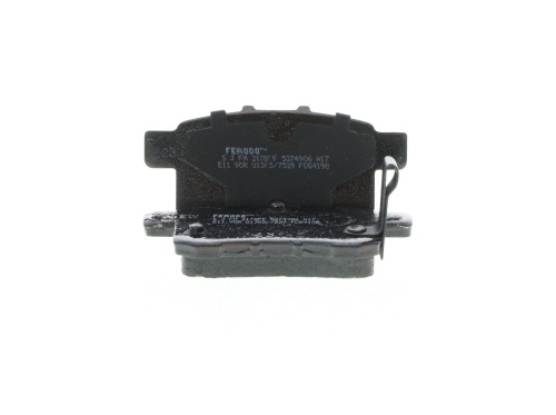 Jeu de 4 plaquettes de frein FERODO FDB4198