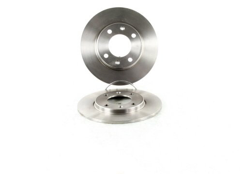 Jeu de 2 disques de frein VALEO 186196