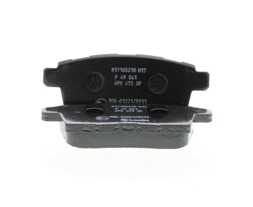 Jogo de 4 pastilhas de travão BREMBO ref. P 49 041