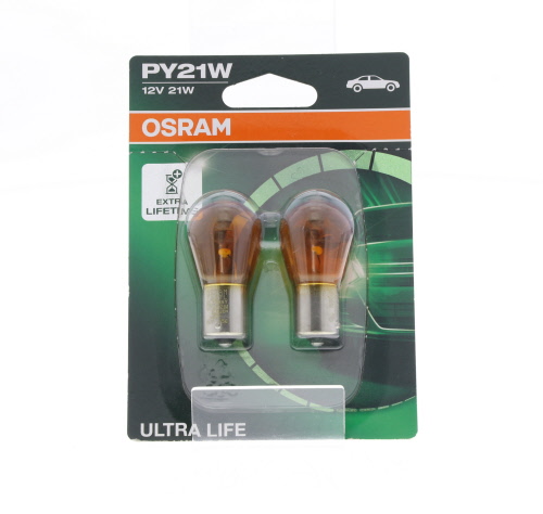 Ampoule OSRAM 2 ✕ PY21W - ref. 7507ULT-02B