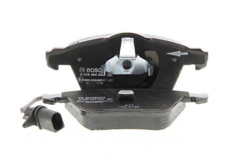 Jeu de 4 plaquettes de frein BOSCH 0 986 494 283