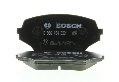 Jogo de 4 pastilhas de travão BOSCH 0 986 494 322