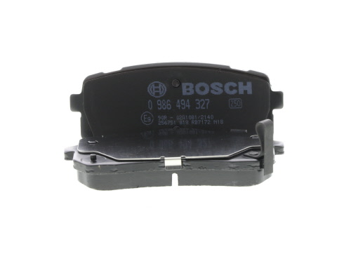 Jeu de 4 plaquettes de frein BOSCH 0 986 494 327