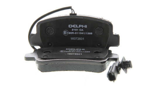 Jeu de 4 plaquettes de frein DELPHI LP2191