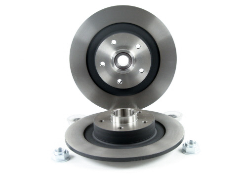 Jeu de 2 disques de frein TRW DF6044BS