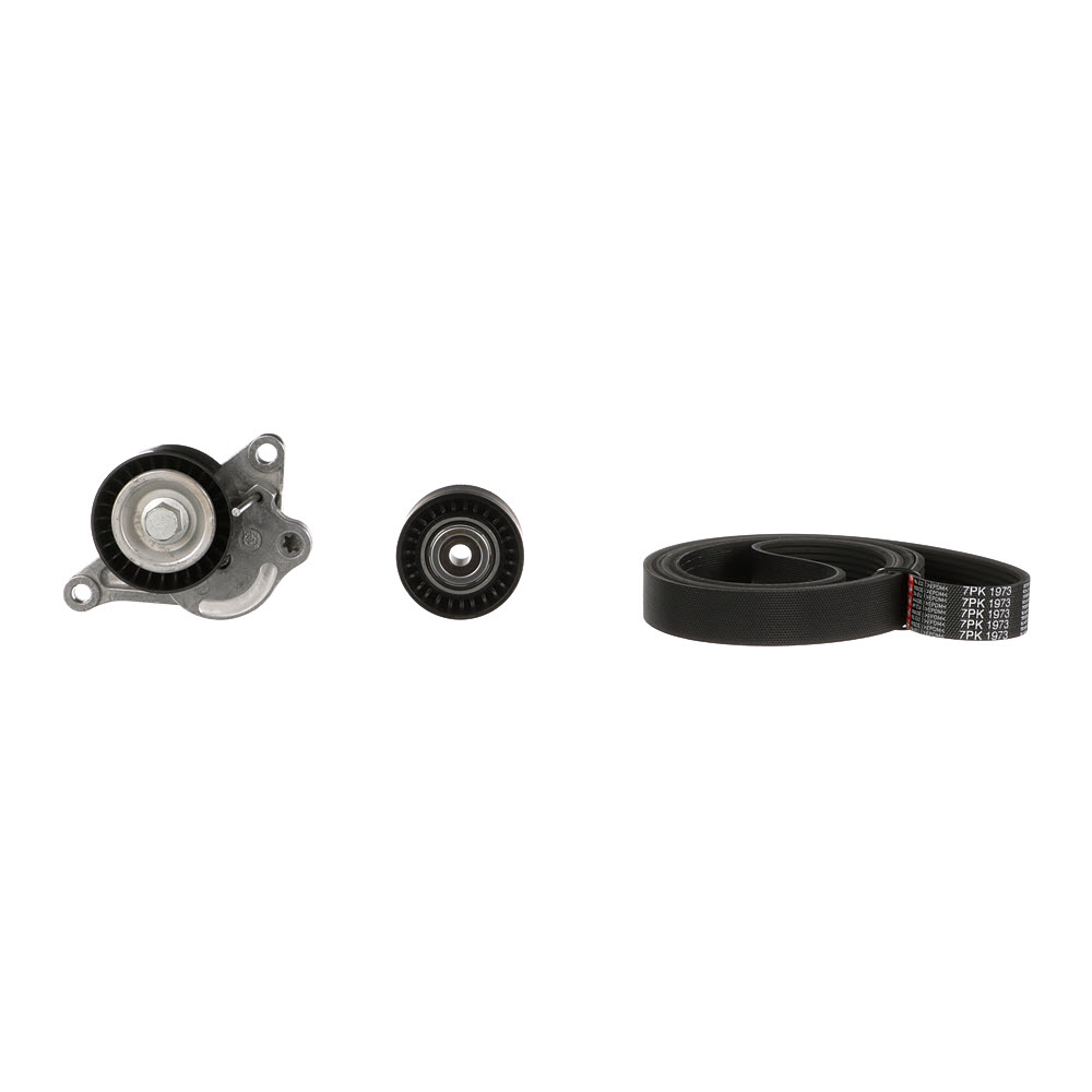 Kit de courroie d'accessoire (Courroie d’alternateur) GATES ref. K017PK1973