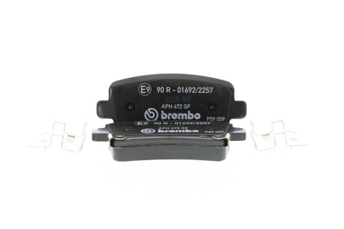 Jeu de 4 plaquettes de frein BREMBO P 59 059