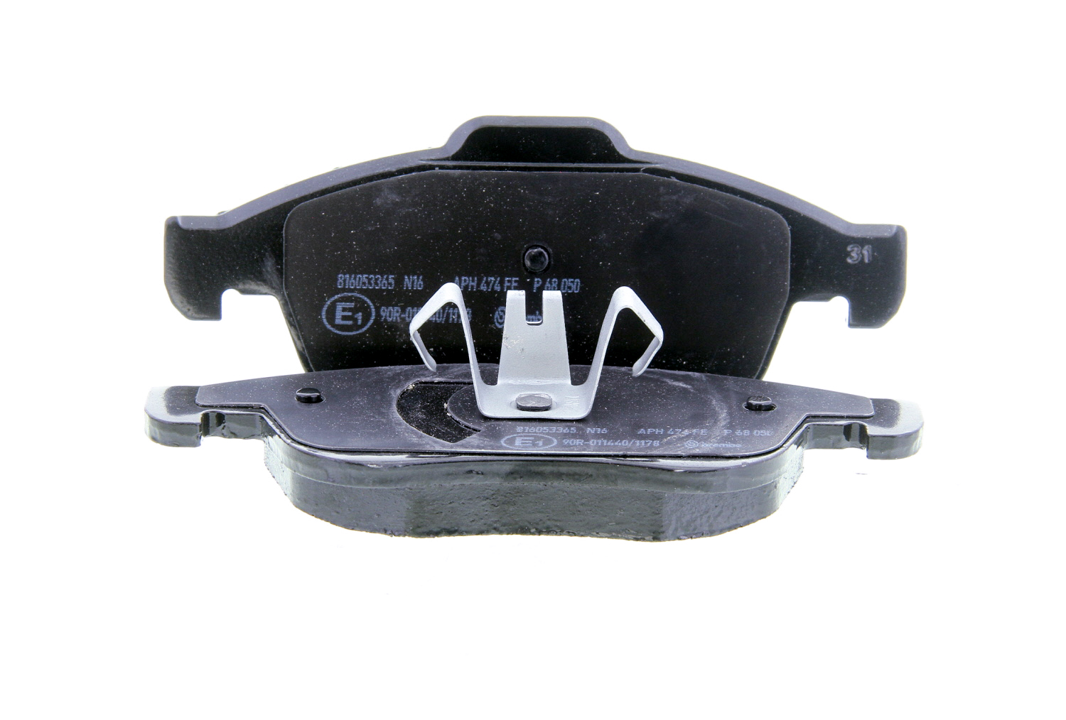 Jeu de 4 plaquettes de frein BREMBO P 68 050