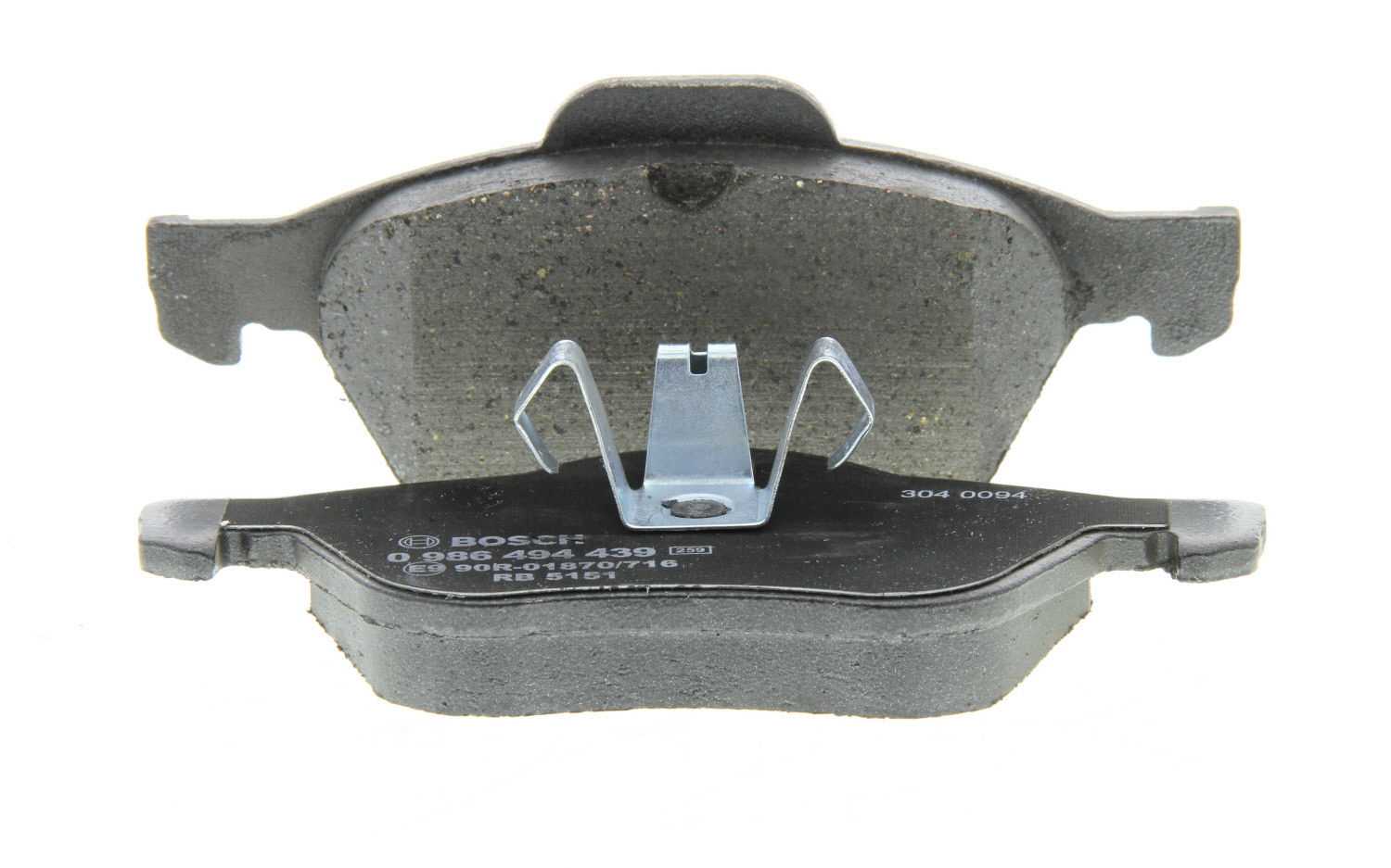 Jeu de 4 plaquettes de frein BOSCH 0 986 494 439